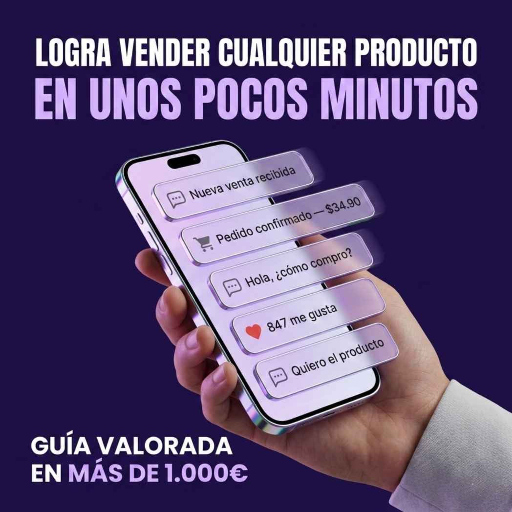 Vende Productos en redes Sociales. Manual completo para el Éxito.