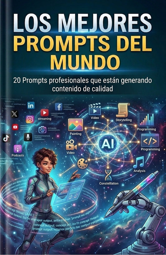 Los 20 Mejores Prompts del Mundo (Esta semana a 3$ Descuento especial!)